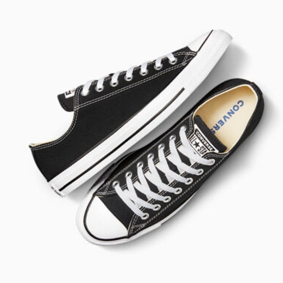 New Converse All Star OX Black M9166 - Picture 2 of 4